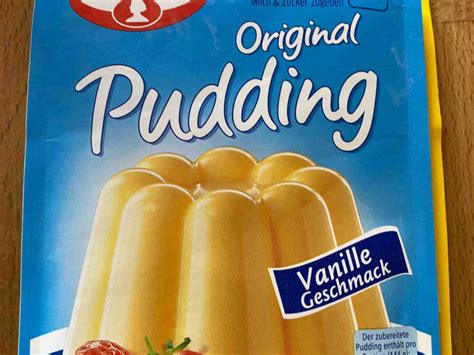 Dr Oetker Dr Oetker Vanillepudding Zubereitet Kalorien Pudding