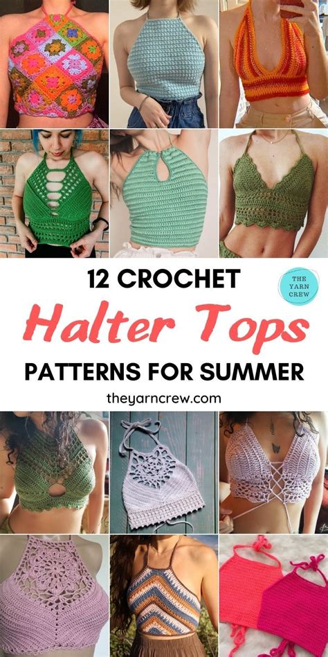 12 Crochet Halter Top Patterns For Summer The Yarn Crew