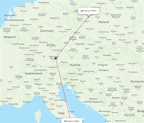 All Flight Routes From Naples To Poznan Nap To Poz Flight Routes