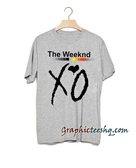 Xo The Weeknd Tee Shirt For Adult Men And Women It Feels Soft