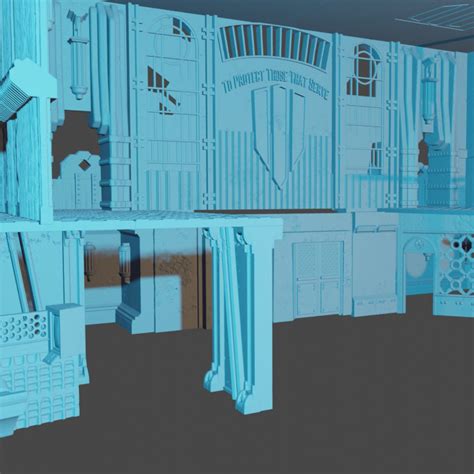 3D Printable The Dysprosium Precinct by owen harrison