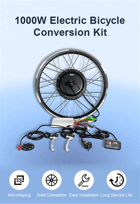 20 24 26 700c 28 29 1000w Brushless Direct Hub Motor Electric Bike Bicycle Conversion Kit