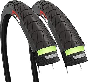 Fincci Pair Bike Tyres X Inch Slick With Mm Antipuncture