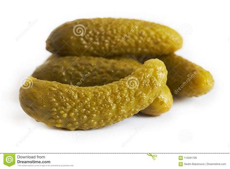 Pickled Cucumbers Also Known As Gherkins Stock Image Image Of Pickle