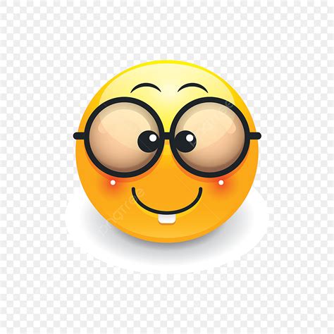 Nerds Vector Hd Png Images Nerd Emoticon In D D Icons In Icons