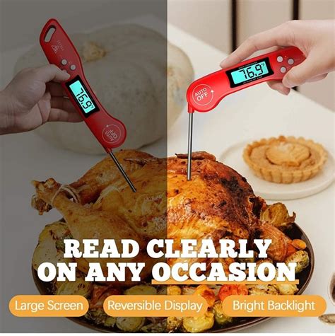 A2 DOQAUS Digital Meat Thermometer Instant Read Food Thermometer