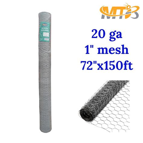 Mtb Ga Galvanized Hexagonal Poultry Netting Chicken Wire Inches X