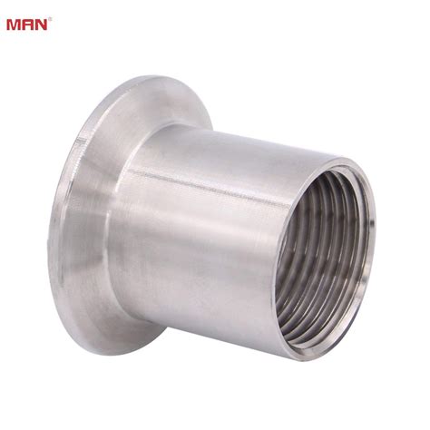 Sanitary Ss L Pipe Fitting Female Tri Clamp Ferrule Pipe