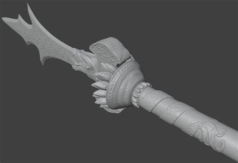 Stl File Erlangs Spear Black Myth Wukong 🇨🇳 ・3d Printing Idea To