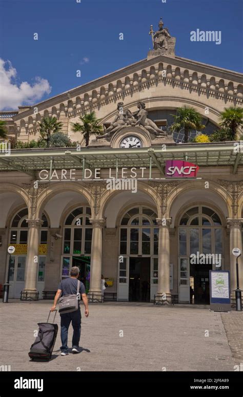 Passengers at the Gare de l'Est train station in Paris,France,Europe ...