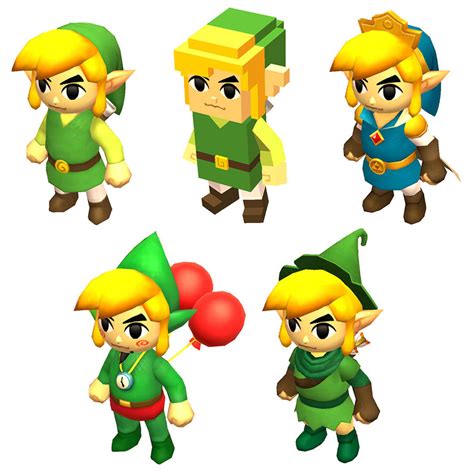 The Legend Of Zelda Tri Force Heroes Concept Art