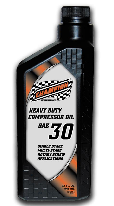 Heavy Duty Compressor Oil - Champion Brands