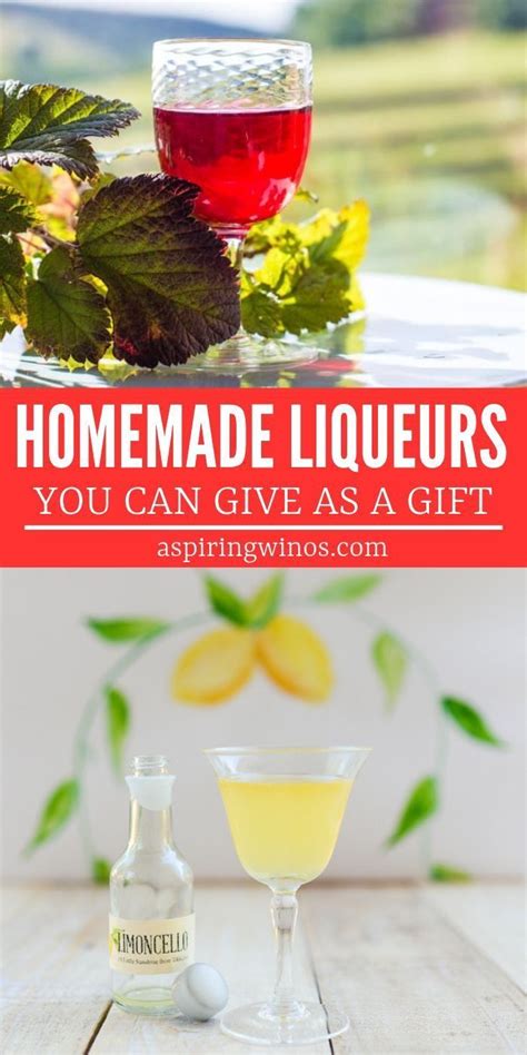 Homemade Liqueurs You Can Make As Gifts Homemade Liqueur Recipes