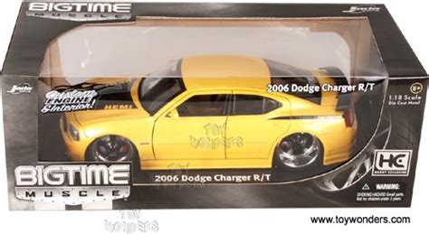 Jada Toys Bigtime Muscle - Dodge Charger R/T (2006, 1:18, Yellow) 90792 ...