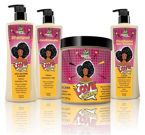 Kit Love My Cachos Cabelos Cacheados E Afro Hábito Cosméticos Compre