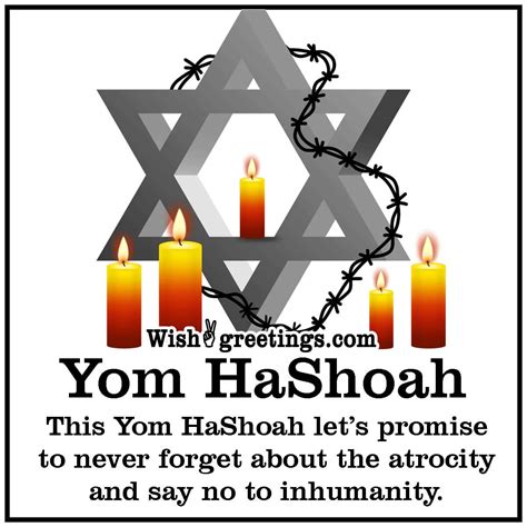 Yom HaShoah Messages Quotes - Wish Greetings