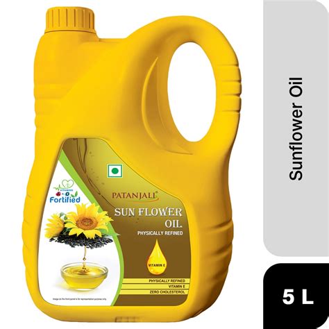 Patanjali Physically Refined Sunflower Oil 5 L