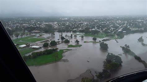 Townsville Golf Club, aerial photograph during floods, 2019 ...