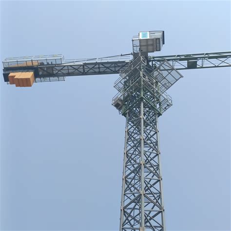 Construction Building Flat Top Jib Luffing Self Erecting Tower Crane