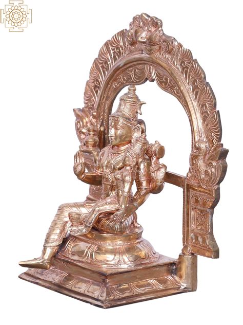 11 Hindu God Swarnakarshana Bhairava With Parvati Bronze Exotic