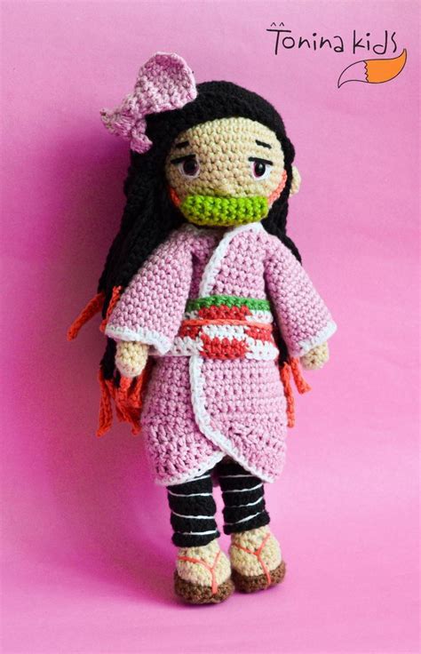 Amigurumi Nezuko Crochet Hats Fashion Happy Amigurumi Tejidos