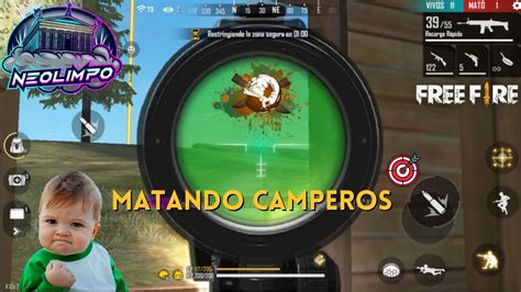 Matando Camperos En Free Fire 1 Momentos Divertidos Free Fire PODRA