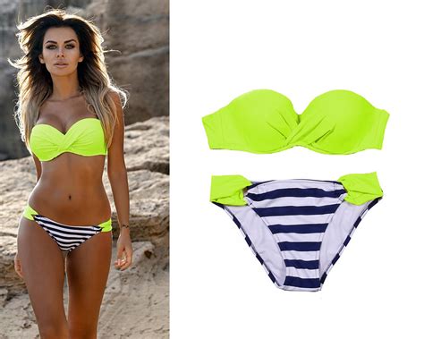 KOSTIUM BIKINI STRÓJ KĄPIELOWY PUSH UP KOLORY S 7551100846