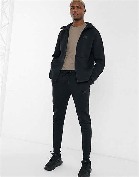 Nike Tech Fleece Tracksuit In Black Asos