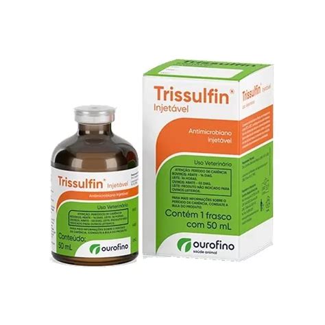 Trissulfin Tratamento Das Doenças Antibiótico De 50ml