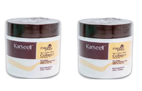 2 X Small Karseell Collagen Hair Mask Maca Formula 100ml Tubs Shop Today Get It Tomorrow