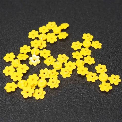 City Block Moc 30pcs Petal Flowers Building Blocks Mini Trees Plants