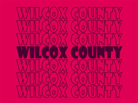 Wilcox County Svg Cut File Graphic By Walterktaranto Creative Fabrica