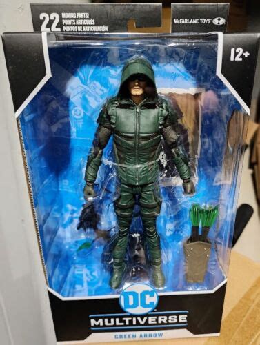 Mcfarlane Dc Multiverse Green Cw Tv Arrow Hooded Sealed Ebay