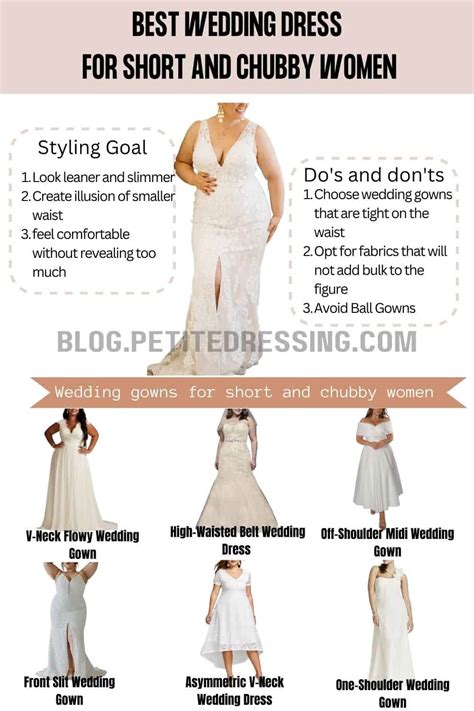 Best Wedding Dress For Short And Chubby Women 1