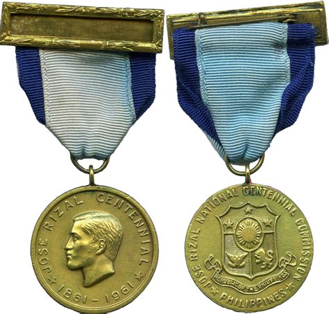 1961 Jose Rizal Centennial Medal