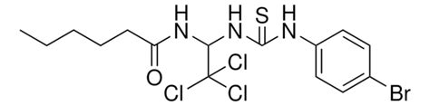 HEXANOIC ACID 1 3 4 BROMO PHENYL THIOUREIDO 2 2 2 TRICHLORO ETHYL