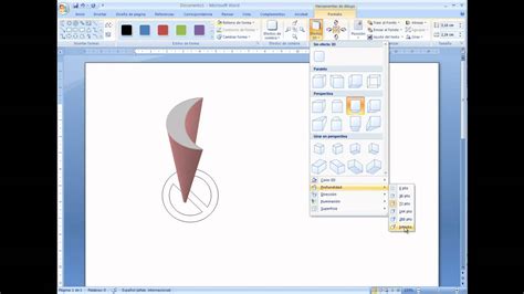 Word 2007 Formas II Autoformas Efectos Sombra Y 3D YouTube
