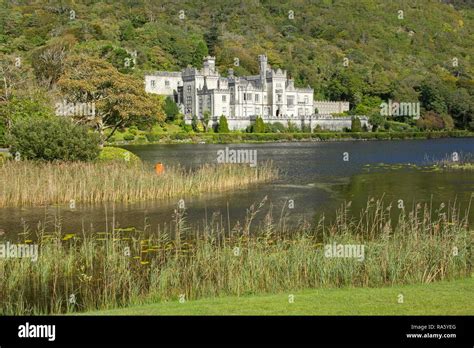 Kylemore Abbey Connemara County Galway Ireland Europe Stock Photo