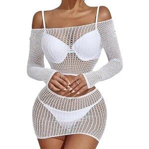 Buitifo Sexy Pezzi Lingerie Mini Abito Da Donna A Rete Babydoll A Rete Abito Mini Abiti Da Notte