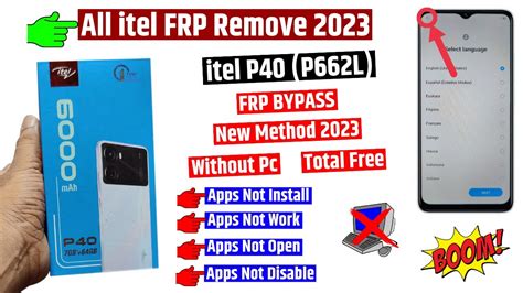 Itel P Frp Bypass New Method Without Pc All Itel Frp Remove