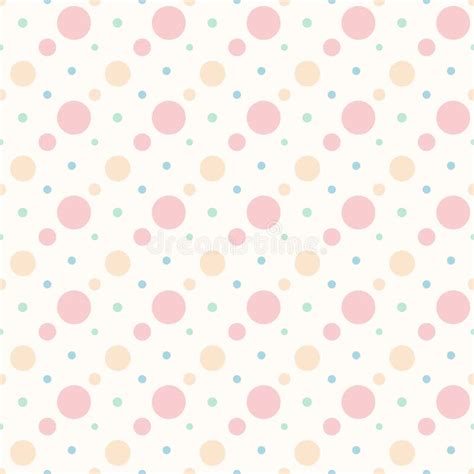 Colorful Dot Seamless Pattern Design Stock Illustration Illustration