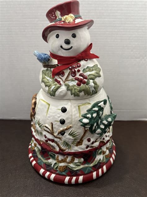 Tracy Porter Jolly Ol Snowy Snowman Christmas Cookie Jar