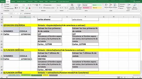 Funci N Texto F Rmulas Y Funciones En Excel Youtube Hot Sex Picture