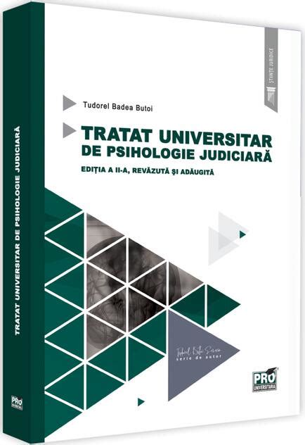 Tratat universitar de psihologie judiciară Tudorel Butoi Cartepedia ro