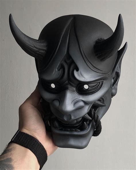 Japanese Demon Tattoo, Japanese Demon Mask, Japanese Dragon, Oni Maske ...