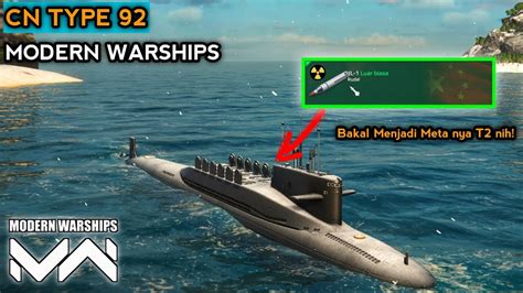 CN Type 92 NEW Submarine Dengan 2X Slot Balistik Missile JL 1