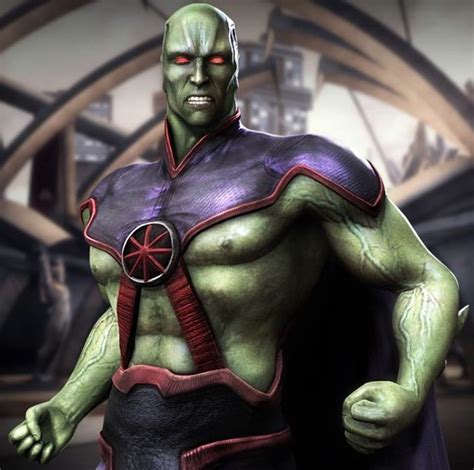 Injustice Gods Among Us Characters Martian Manhunter As He Appears In