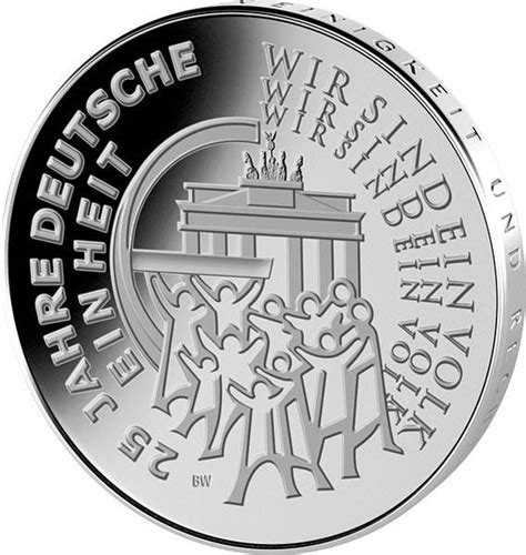 25 Euro BRD 25 Jahre Deutsche Einheit 2015 Münzenversandhaus Reppa GmbH