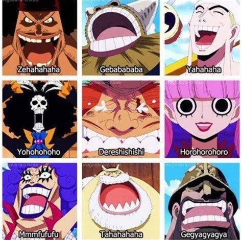 Different One Piece Laugh | One piece funny, One piece anime, Anime