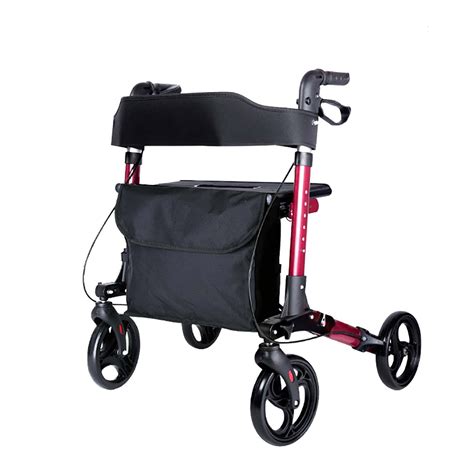 Buy Dicoina Upright Posture Walker Mobility Rollator Folding Rollator